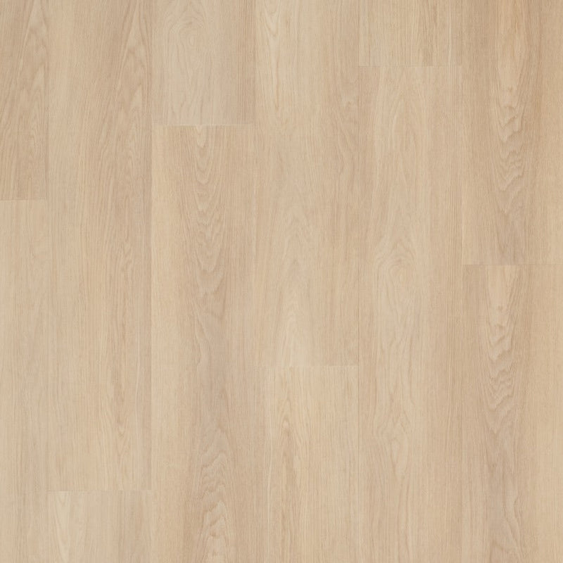 licht eiken vloer met natuurlijke houtstructuur en brede planken in een licht beige tint