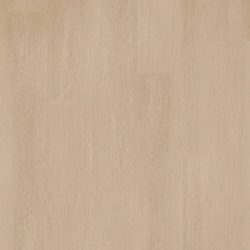 licht beige eiken vloer met subtiele houtstructuur en brede planken in recht gelegd patroon