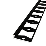 In-egaliseer eindprof tot 4,5mm PVC zwart lang