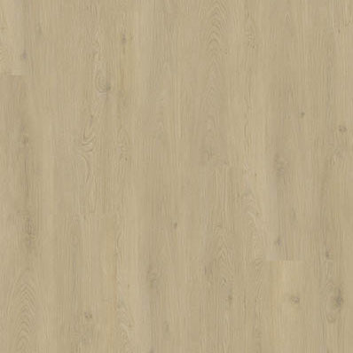 lichte beige eiken vloer met een fijne houtnerfstructuur en subtiele noesten in een recht gelegd patroon