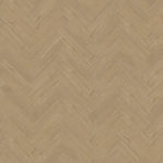 licht beige eiken visgraat patroon vloer met subtiele houtstructuur en matte afwerking