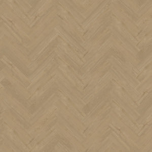 licht beige eiken visgraat patroon vloer met subtiele houtstructuur en matte afwerking
