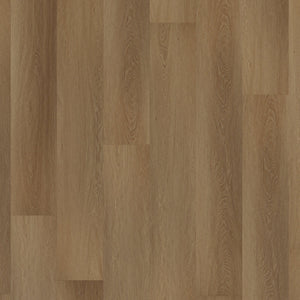 lichte beige eiken vloer met lange planken en subtiel zichtbare houtnerfstructuur in fijn patroon