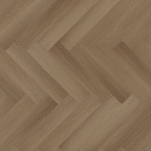 licht eiken vloer met visgraatpatroon, fijne houtnerfstructuur en natuurlijke beige tinten