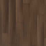 donker bruin eiken vloer met matte structuur en smalle brede planken met lichte noesten en subtiel houtnerfpatroon
