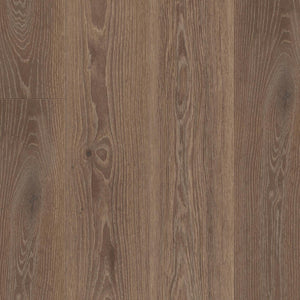 donker grijs bruin eiken vloer met zichtbare houtnerf structuur en knoesten in brede planken