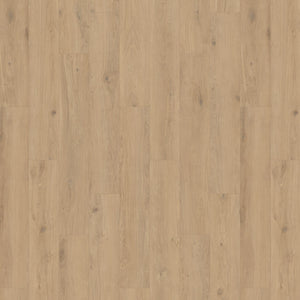lichte vloer met een houtstructuur in licht beige eiken kleur met subtiele noesten en een matte afwerking