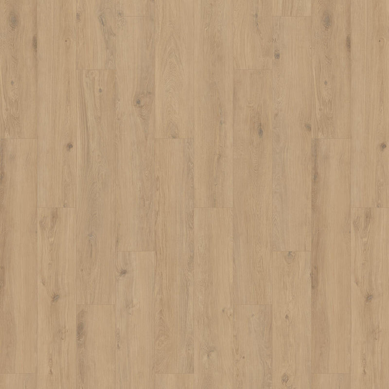 lichte vloer met een houtstructuur in licht beige eiken kleur met subtiele noesten en een matte afwerking