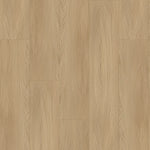 licht beige eiken vloer met subtiele houtnerfstructuur en lange smalle planken in een recht gelegd patroon