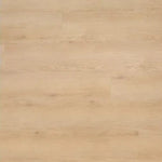 lichte beige eiken vloer met subtiele houtnerfstructuur en brede planken zonder patroon