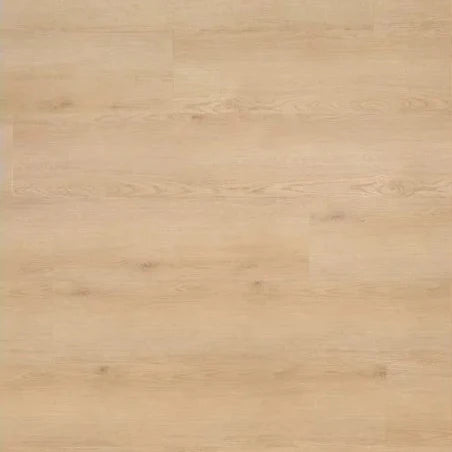 lichte beige eiken vloer met subtiele houtnerfstructuur en brede planken zonder patroon