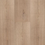 licht beige eiken vloer met rechte planken en subtiele houtnerven en noesten in natuurlijke structuur