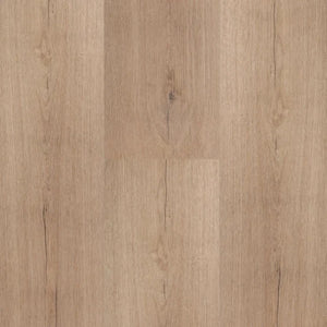 licht beige eiken vloer met rechte planken en subtiele houtnerven en noesten in natuurlijke structuur