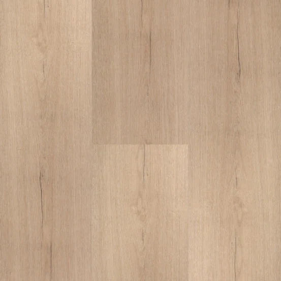 licht beige eiken vloer met subtiele noesten en een fijne, natuurlijke houtstructuur zonder opvallend patroon