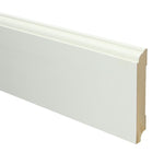 MDF Eigentijdse plint 115x18 mm voorgelakt RAL 9010