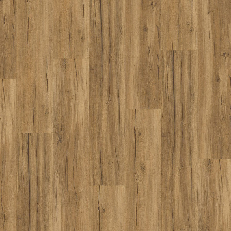 lichte beige eiken vloer met rechte planken en subtiele houtnerfstructuur met fijne donkere noesten