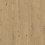 licht beige eiken vloer met rechte planken en subtiele noesten, fijne houtstructuur zichtbaar in het oppervlak